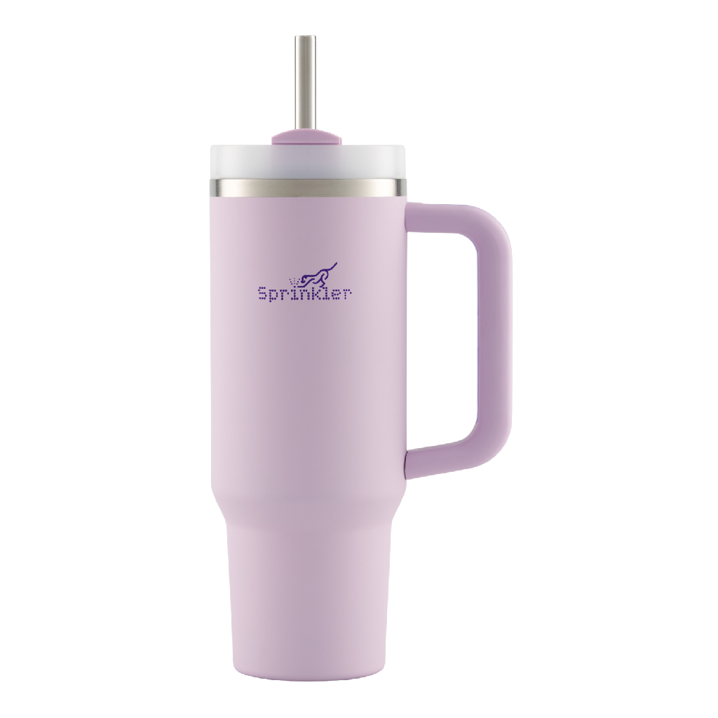 Sunny Insulated Tumbler with Straw Colour Lilac
