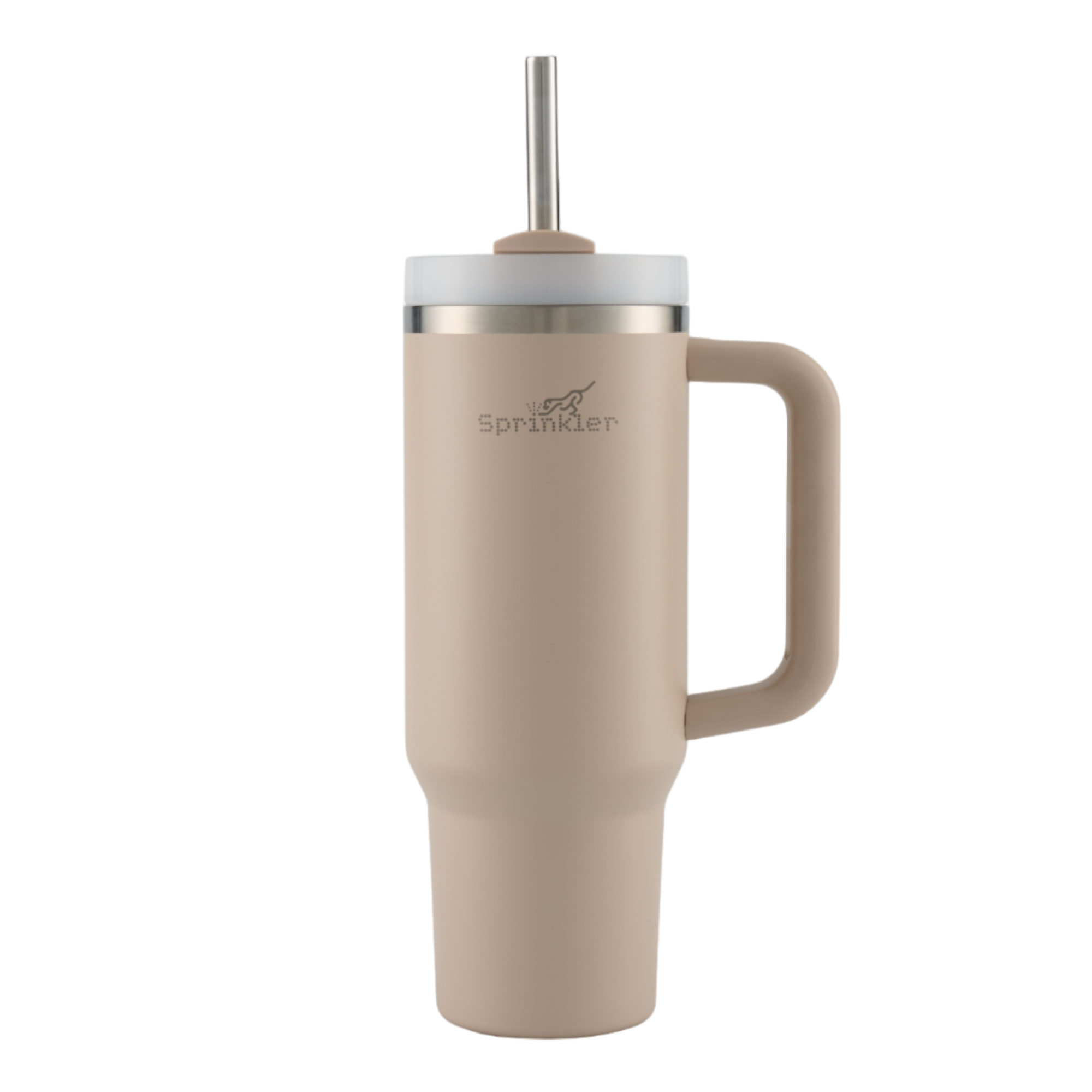 Sprinkler Sunny Insulated Tumbler with Straw Lid 1L - Grey Morn