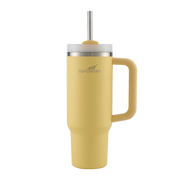 Sprinkler Sunny Insulated Tumbler with Straw Lid 1L - Popcorn