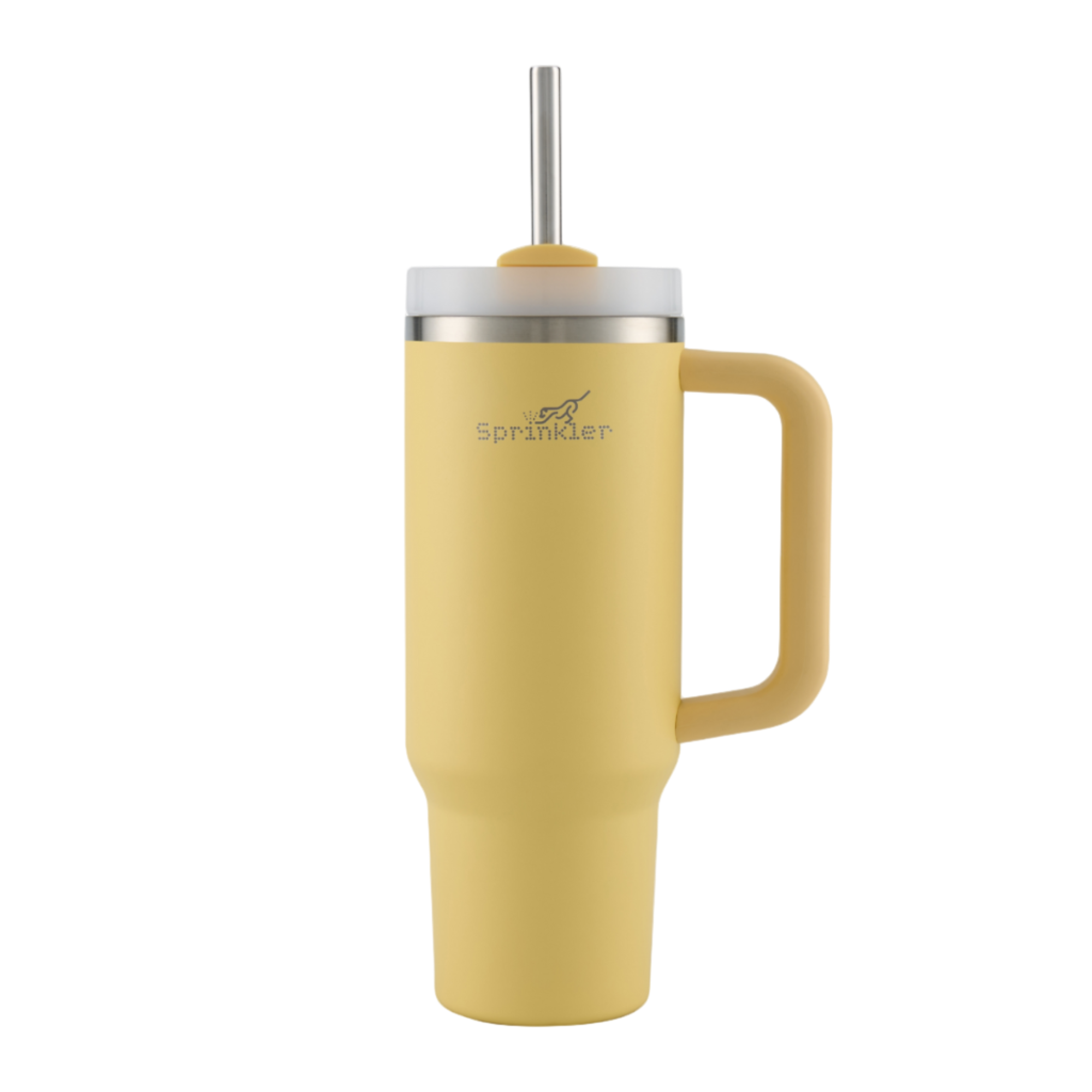 Sprinkler Sunny Insulated Tumbler with Straw Lid 1L - Popcorn