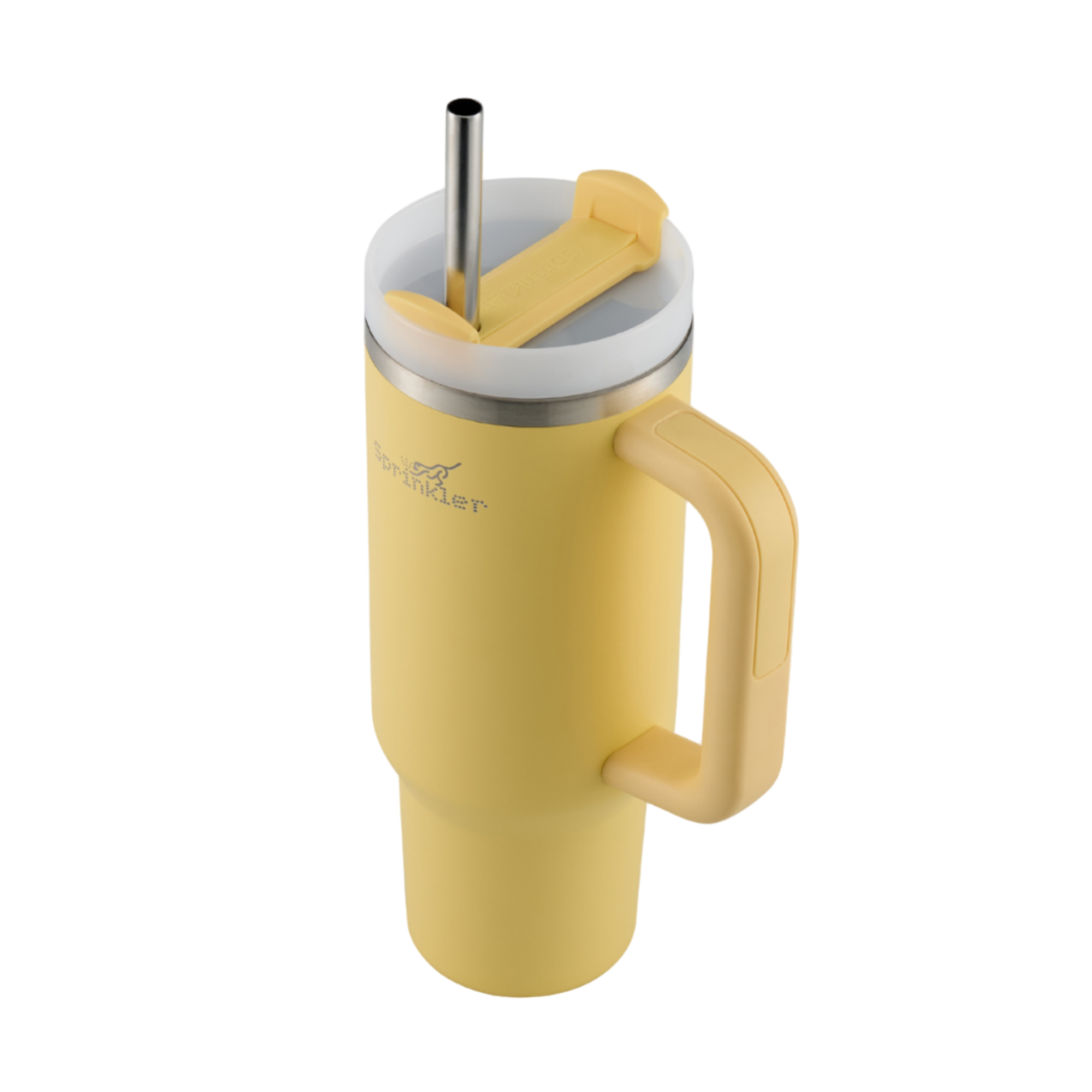 Sprinkler Sunny Insulated Tumbler with Straw Lid 1L - Popcorn