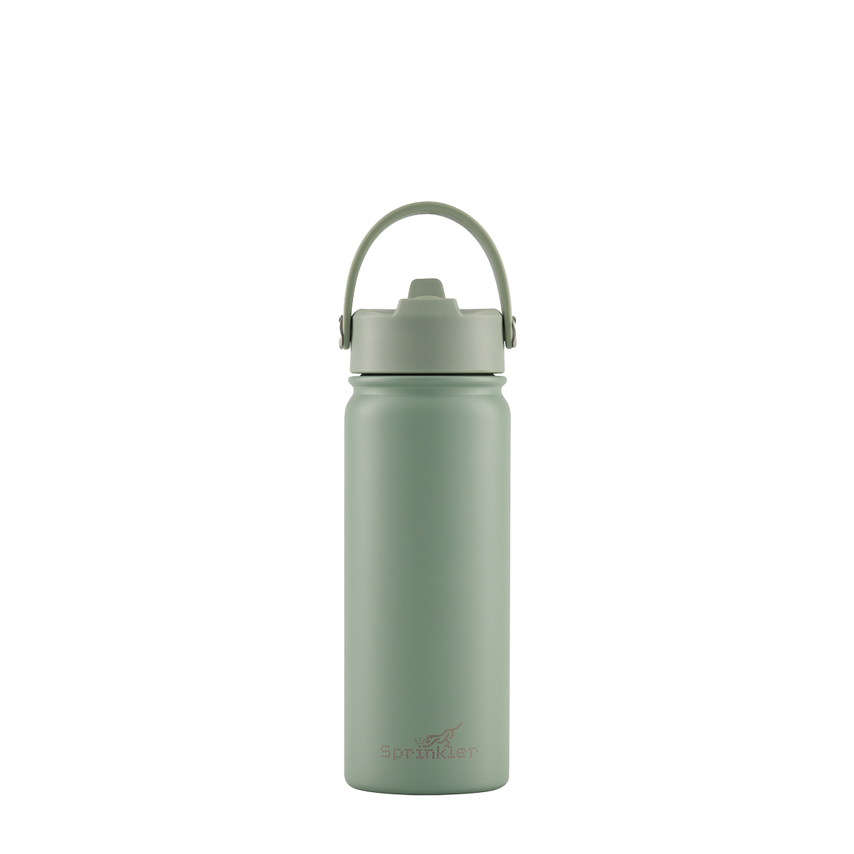 Sprinkler Bella Double Wall Insulated Water Bottle 550ml with Sipper lid in Agave