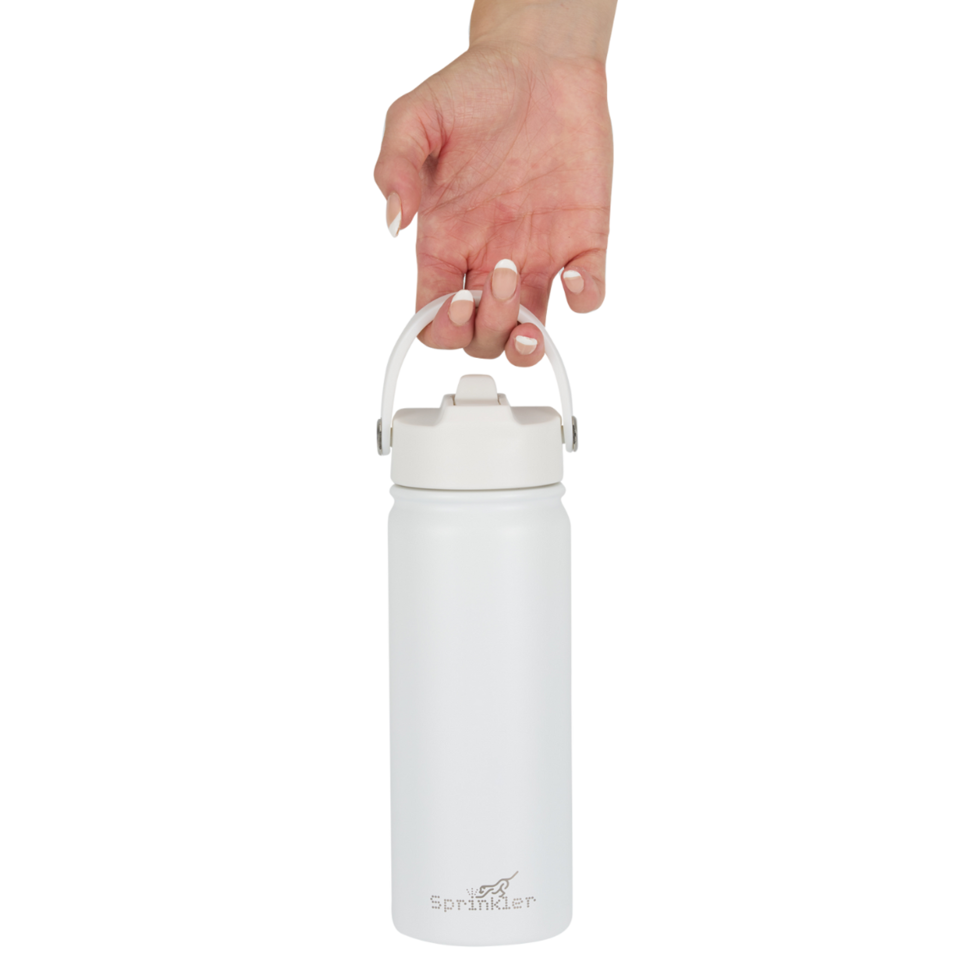 Bella Sipper Insulated Bottle 550ml - Brilliant White