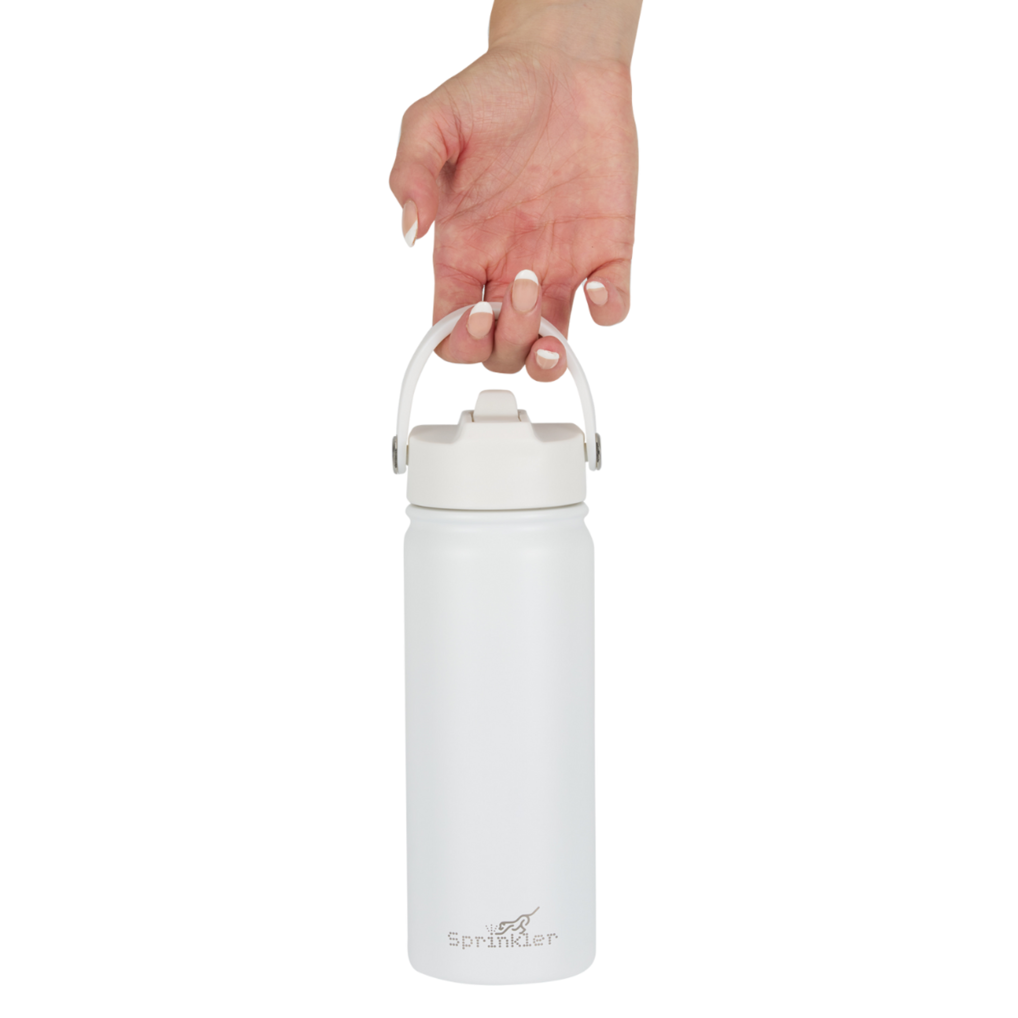 Bella Sipper Insulated Bottle 550ml - Brilliant White