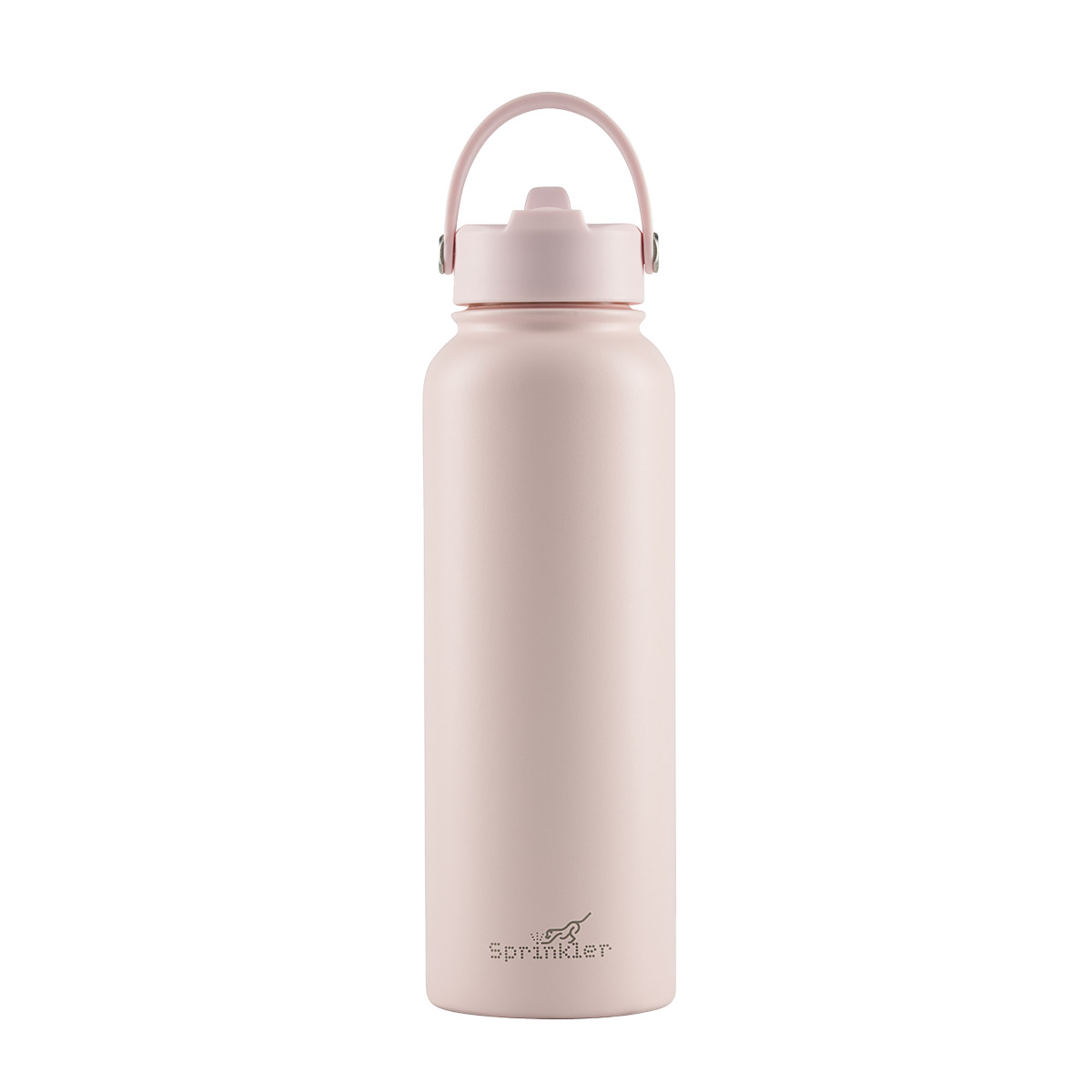 Sprinkler Bella Insulated Water Bottle with Sipper Lid 1.1 Litre in Soft Pink