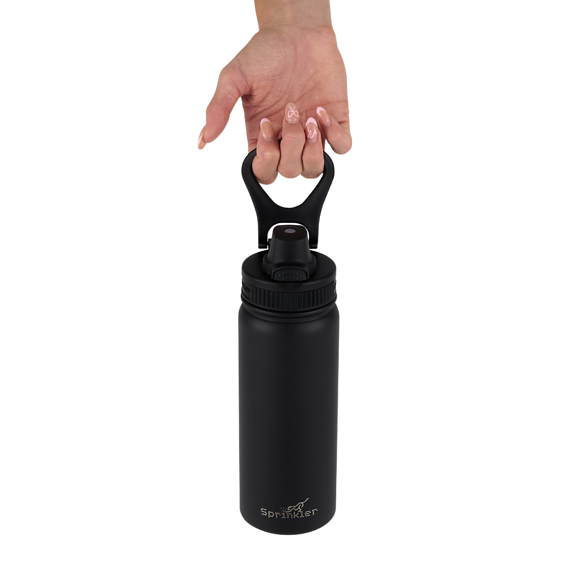 Sprinkler Alfie Insulated Bottle 550ml - Black