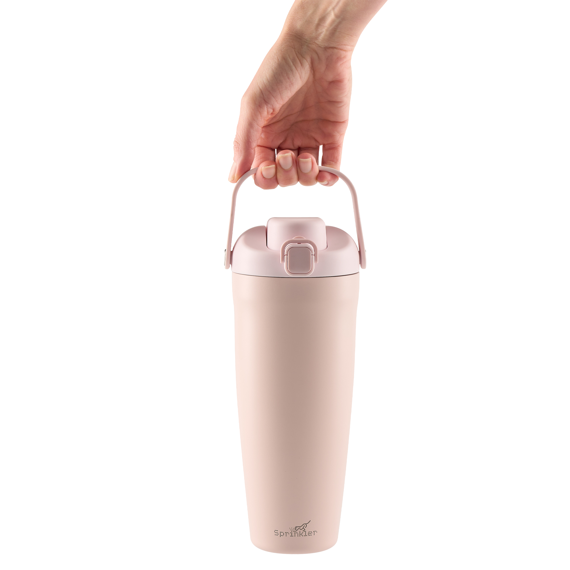 Sprinkler Poppy Insulated Bottle Dual Sip and Chug 950ml - Blush Pink
