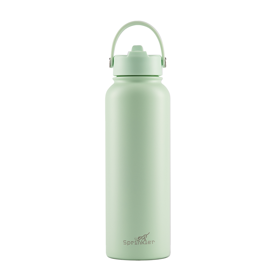 Sprinkler Bella insulated sipper bottle 550ml in soft mint