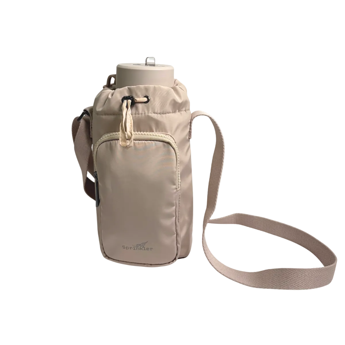 Sprinkler Sadie Crossbody Lite Insulated Bottle Bag - Grey Morn
