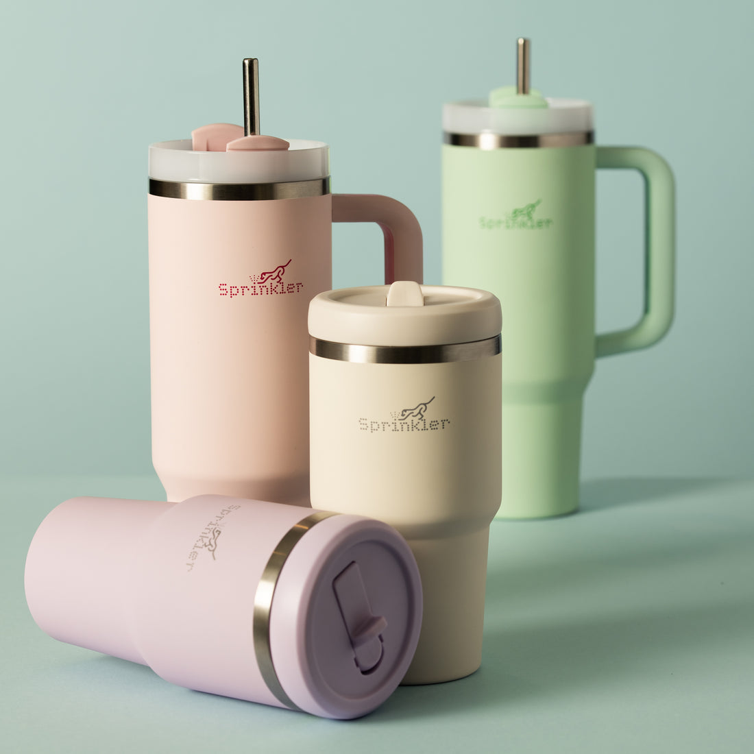 Sprinkler Coco and Sunny Insulated Smoothie Tumblers